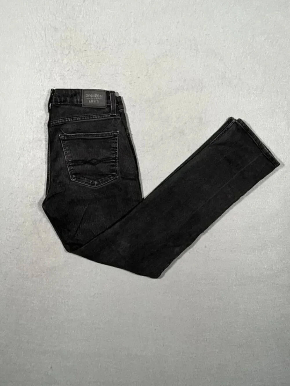 Levi’s Denizen Dark Grey Denim Jeans Vintage Mens W32 L32